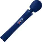 FUN FACTORY - VIM BAGUETTE RUMBLE VIBRANTE RECHARGEABLE EN SILICONE BLEU MINUIT-FUN FACTORY-sextoys-lingerie-bdsm-hygiène-sexshop