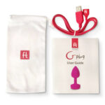 G-VIBE – FUNTOYS GPLUG VIBRATEUR ANAL RECHARGEABLE PETIT ROSE NÉON 3CM