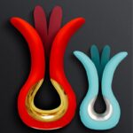 G-VIBE – GVIBE MAXI VIBRATEUR À DEUX EMBOUTS FLEXIBLES CORAIL