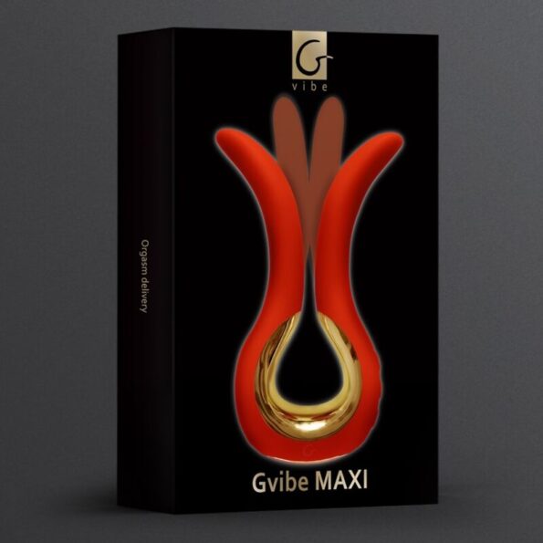 G-VIBE - GVIBE MAXI VIBRATEUR À DEUX EMBOUTS FLEXIBLES CORAIL-G-VIBE-sextoys-lingerie-bdsm-hygiène-sexshop