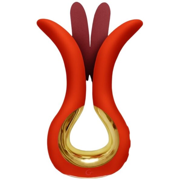G-VIBE - GVIBE MAXI VIBRATEUR À DEUX EMBOUTS FLEXIBLES CORAIL-G-VIBE-sextoys-lingerie-bdsm-hygiène-sexshop