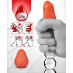 G-VIBE – OEUF MASTURBATEUR TEXTURÉ RÉUTILISABLE ROUGE