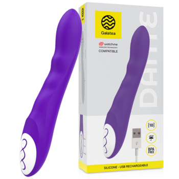 GALATEA - VIBRATEUR DANTE LILAS COMPATIBLE AVEC LA TECHNOLOGIE SANS FIL WATCHME-GALATEA-sextoys-lingerie-bdsm-hygiène-sexshop