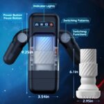GAME CUP – MASTURBATEUR À VIBRATION DE POUSSÉE AVEC FONCTION CHAUFFANTE ET SUPPORT MOBILE – NOIR