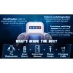 GAME CUP – MASTURBATEUR À VIBRATION DE POUSSÉE AVEC FONCTION CHAUFFANTE ET SUPPORT MOBILE – NOIR