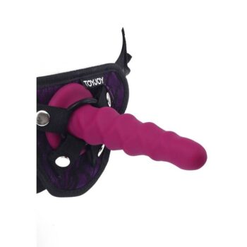 GET REAL - DONG CÔTELÉ 12 CM ROUGE-GET REAL-sextoys-lingerie-bdsm-hygiène-sexshop