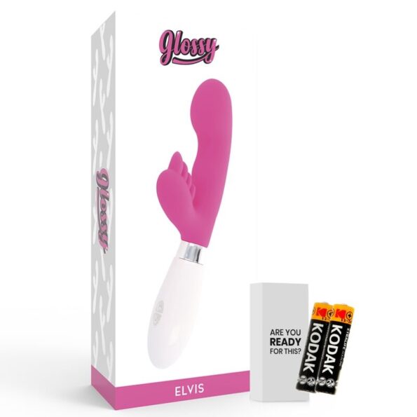 GLOSSY - LAPIN ELVIS ROSE-GLOSSY-sextoys-lingerie-bdsm-hygiène-sexshop