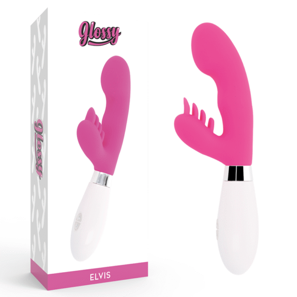 GLOSSY - LAPIN ELVIS ROSE-GLOSSY-sextoys-lingerie-bdsm-hygiène-sexshop