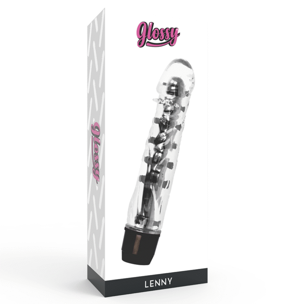 GLOSSY - VIBRATEUR LENNY NOIR-GLOSSY-sextoys-lingerie-bdsm-hygiène-sexshop