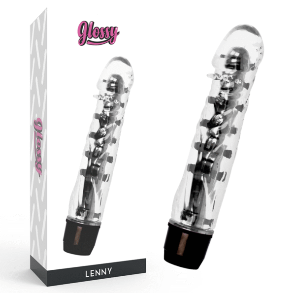 GLOSSY - VIBRATEUR LENNY NOIR-GLOSSY-sextoys-lingerie-bdsm-hygiène-sexshop