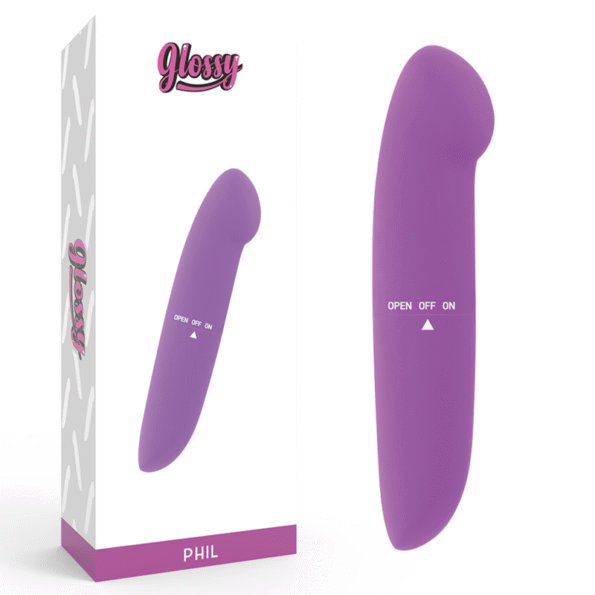 GLOSSY - VIBRATEUR PHIL VIOLET-GLOSSY-sextoys-lingerie-bdsm-hygiène-sexshop