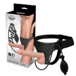HARNESS ATTRACTION - RNES PETER AVEC PÉNIS GONFLABLE 18 CM -O- 3.5 CM-HARNESS ATTRACTION-sextoys-lingerie-bdsm-hygiène-sexshop