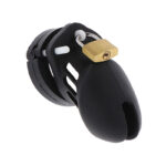 HIDDEN DESIRE – EXTREME CAGE DE CHASTETÉ SILICONE TAILLE S NOIR