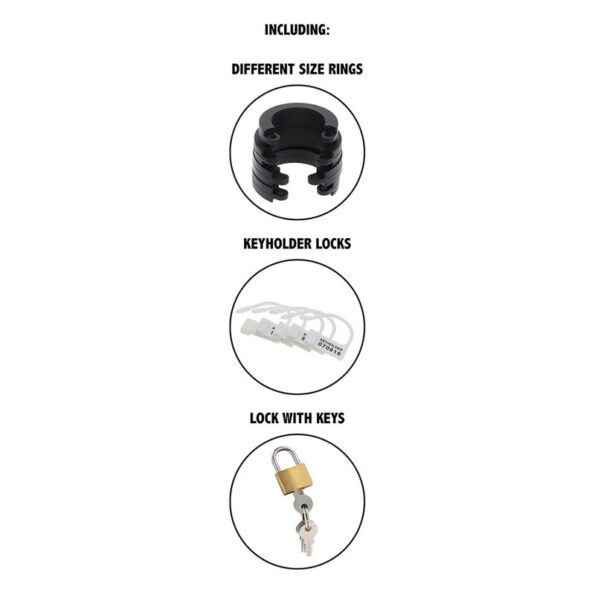 HIDDEN DESIRE - EXTREME CAGE DE CHASTETÉ SILICONE TAILLE S NOIR-HIDDEN DESIRE-sextoys-lingerie-bdsm-hygiène-sexshop