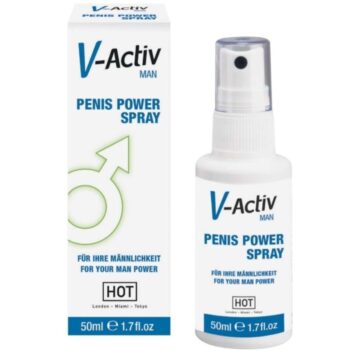 HOT - V-ACTIV PENIS POWER SPRAY HOMME 50ML-HOT-sextoys-lingerie-bdsm-hygiène-sexshop