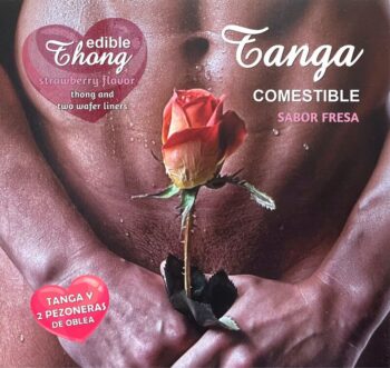 HOTFLOWERS - THONG HOMME+ 2 NIPPLE AZYME FRAISE /es/pt/en/fr/it/-HOTFLOWERS-sextoys-lingerie-bdsm-hygiène-sexshop