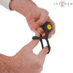 INTENSE – ALEX VIBRATEUR DOUBLE ANNEAU PÉNIS 10 VIBRATIONS NOIR