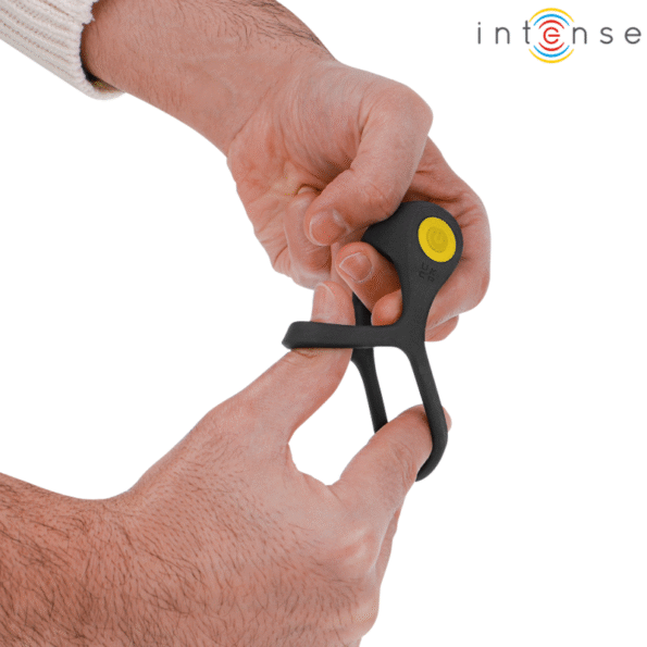 INTENSE - ALEX VIBRATEUR DOUBLE ANNEAU PÉNIS 10 VIBRATIONS NOIR-INTENSE COUPLES TOYS-sextoys-lingerie-bdsm-hygiène-sexshop