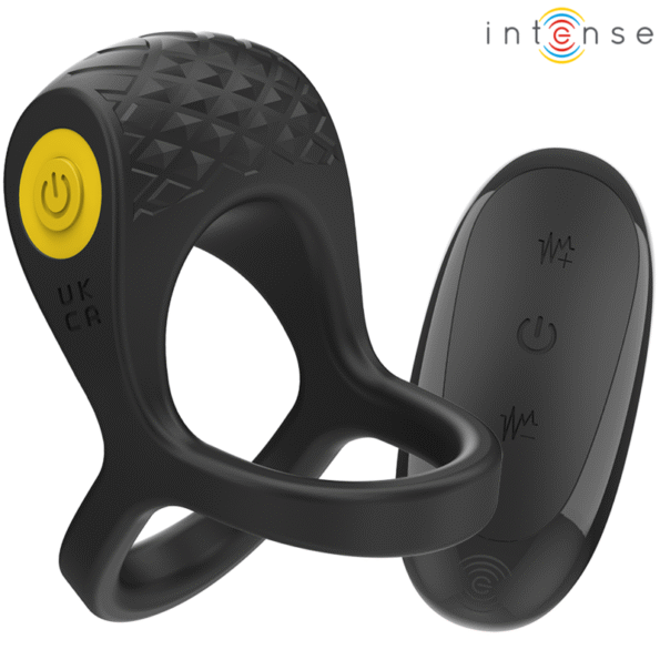 INTENSE - ALEX VIBRATEUR DOUBLE ANNEAU PÉNIS 10 VIBRATIONS NOIR-INTENSE COUPLES TOYS-sextoys-lingerie-bdsm-hygiène-sexshop