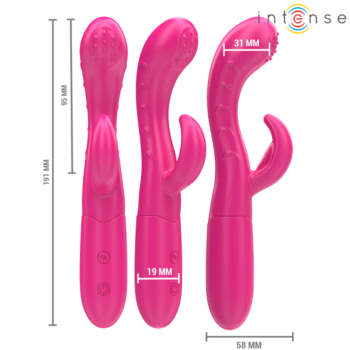 INTENSE - AMARA VIBRATEUR AVEC LANGUE STIMULANTE 10 VIBRATIONS ROSE-INTENSE FUN-sextoys-lingerie-bdsm-hygiène-sexshop