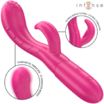 INTENSE - AMARA VIBRATEUR AVEC LANGUE STIMULANTE 10 VIBRATIONS ROSE-INTENSE FUN-sextoys-lingerie-bdsm-hygiène-sexshop