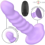 INTENSE - BRENDA VIBRATEUR TAILLE M DESIGN SPIRALE 10 VIBRATIONS VIOLET TÉLÉCOMMANDE-INTENSE FUN-sextoys-lingerie-bdsm-hygiène-sexshop