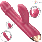 INTENSE - CHLOE VIBRATEUR MULTIFONCTION 3 EN 1 ROUGE-INTENSE FUN-sextoys-lingerie-bdsm-hygiène-sexshop