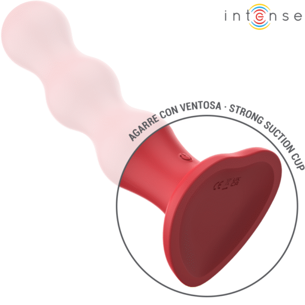 INTENSE - CODY VIBRATEUR AVEC VENTOUSE TÉLÉCOMMANDE ROUGE-INTENSE FUN-sextoys-lingerie-bdsm-hygiène-sexshop