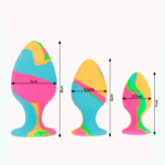 INTENSE - ENSEMBLE DE BOUCHONS EN SILICONE MULTICOLORE-INTENSE ANAL TOYS-sextoys-lingerie-bdsm-hygiène-sexshop