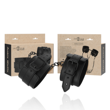 INTENSE - FETISH CHEVILLES EN CUIR VÉGÉTALIEN-INTENSE FETISH-sextoys-lingerie-bdsm-hygiène-sexshop