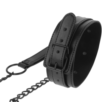 INTENSE - FETISH COLLIER EN CUIR VEGAN-INTENSE FETISH-sextoys-lingerie-bdsm-hygiène-sexshop