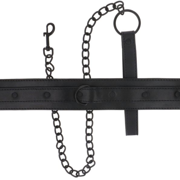 INTENSE - FETISH COLLIER EN CUIR VEGAN-INTENSE FETISH-sextoys-lingerie-bdsm-hygiène-sexshop
