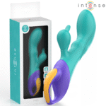 INTENSE - FRED VIBRATEUR RABBIT BLEU-INTENSE FUN-sextoys-lingerie-bdsm-hygiène-sexshop