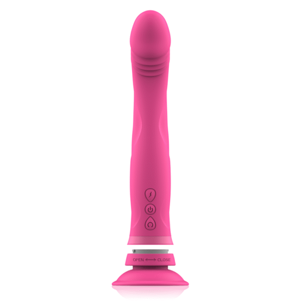 INTENSE - GODE VIBRATEUR EN SILICONE ROSE MICHELANGELO-INTENSE FUN-sextoys-lingerie-bdsm-hygiène-sexshop