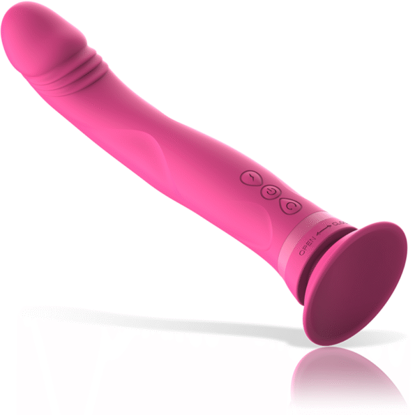 INTENSE - GODE VIBRATEUR EN SILICONE ROSE MICHELANGELO-INTENSE FUN-sextoys-lingerie-bdsm-hygiène-sexshop