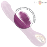 INTENSE – HALLE VIBRATEUR MULTIFONCTION AVEC LANGUE STIMULANTE DAUPHIN VIOLET