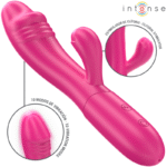 INTENSE - IVY VIBRATEUR FLEXIBLE 10 VIBRATIONS AVEC LANGUE STIMULANTE ROSE-INTENSE FUN-sextoys-lingerie-bdsm-hygiène-sexshop