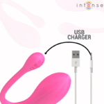 INTENSE – JANICE U VIBRATEUR DOUBLE STIMULATION 10 VIBRATIONS ROSE TÉLÉCOMMANDE