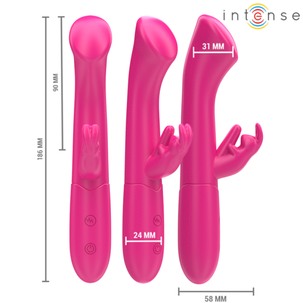 6 CM 10 VIBRATIONS ROSE-INTENSE FUN-sextoys-lingerie-bdsm-hygiène-sexshop