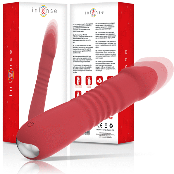 INTENSE - JUNI UP & DOWN 10 VIBRATIONS ROUGES-INTENSE FUN-sextoys-lingerie-bdsm-hygiène-sexshop