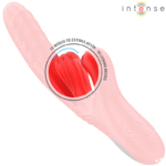 INTENSE – KAROL VIBRATEUR MULTIFONCTION POUSSÉE & STIMULATION & ONDES STIMULANTES ROUGE