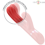 INTENSE – LELE VIBRATEUR MULTIFONCTION ROTATIF & OSCILLANT & STIMULANT ROUGE