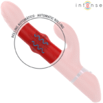 INTENSE – LELE VIBRATEUR MULTIFONCTION ROTATIF & OSCILLANT & STIMULANT ROUGE