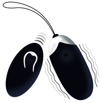 INTENSE - OEUF VIBRANT FLIPPY II AVEC TÉLÉCOMMANDE NOIR-INTENSE COUPLES TOYS-sextoys-lingerie-bdsm-hygiène-sexshop