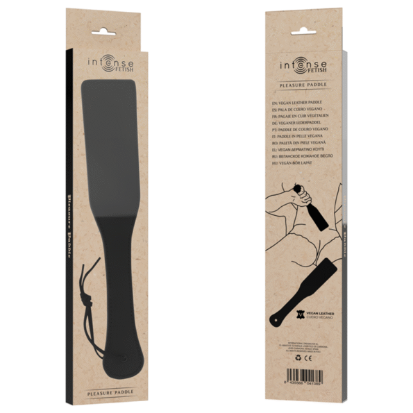 INTENSE - PADDLE FÉTICHISME EN CUIR VÉGÉTALIEN-INTENSE FETISH-sextoys-lingerie-bdsm-hygiène-sexshop
