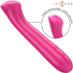 INTENSE - PATY VIBRATEUR 19 CM FLEXIBLE 10 VIBRATIONS MODÈLE 2 ROSE-INTENSE FUN-sextoys-lingerie-bdsm-hygiène-sexshop