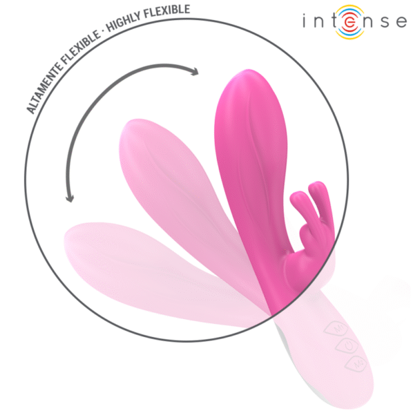 INTENSE - RANDALL VIBRATEUR RABBIT 10 VIBRATIONS ROSE-INTENSE FUN-sextoys-lingerie-bdsm-hygiène-sexshop