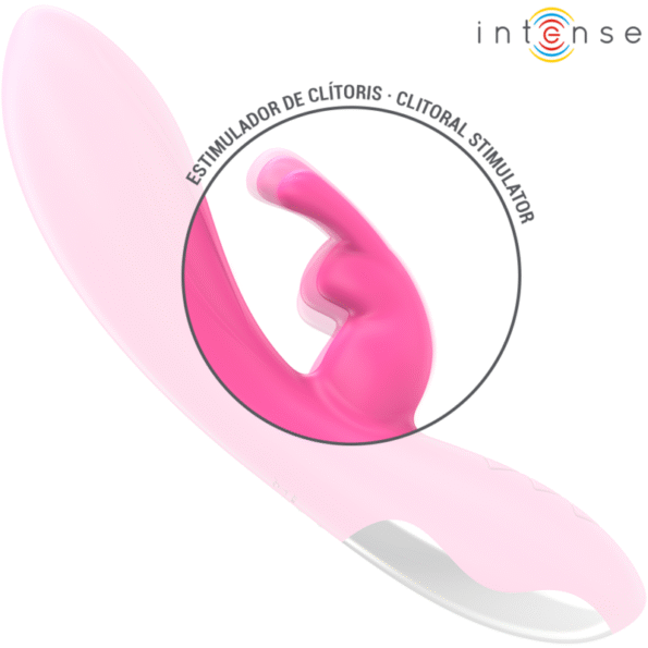 INTENSE - RANDALL VIBRATEUR RABBIT 10 VIBRATIONS ROSE-INTENSE FUN-sextoys-lingerie-bdsm-hygiène-sexshop
