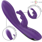 INTENSE - RANDALL VIBRATEUR RABBIT 10 VIBRATIONS VIOLET-INTENSE FUN-sextoys-lingerie-bdsm-hygiène-sexshop