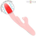 INTENSE – ROSALIA VIBRATEUR MULTIFONCTION 3 EN 1 ROUGE